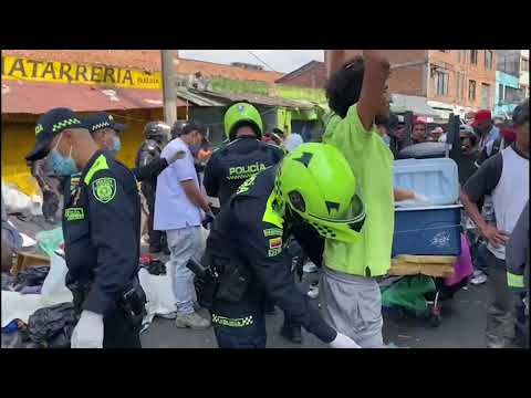 Autoridades hacen operativo en el Bronx de Medellín, centro de la ciudad