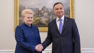 Rencontre de la Présidente avec le Président polonais Andrzej Duda