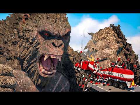 Cars vs King Kong vs Godzilla | Teardown
