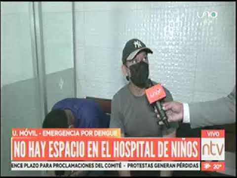 31012023   NO HAY ESPACIO EN EL HOSPITAL DE NIÑOS DEBIDO AL INCREMENTO DE CASOS DE DENGUE   UNO