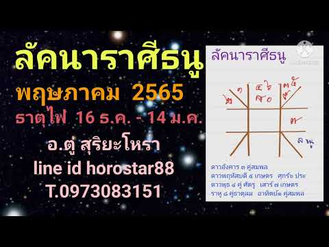 ลัคนาราศีธนูพฤษภาคม2565