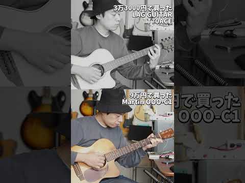 LAGとMartinを比較してみると、、？？どちらがお好みでしょうか？ #たきじゃわ #藤井風 #優しさ #Lagguitar #martin