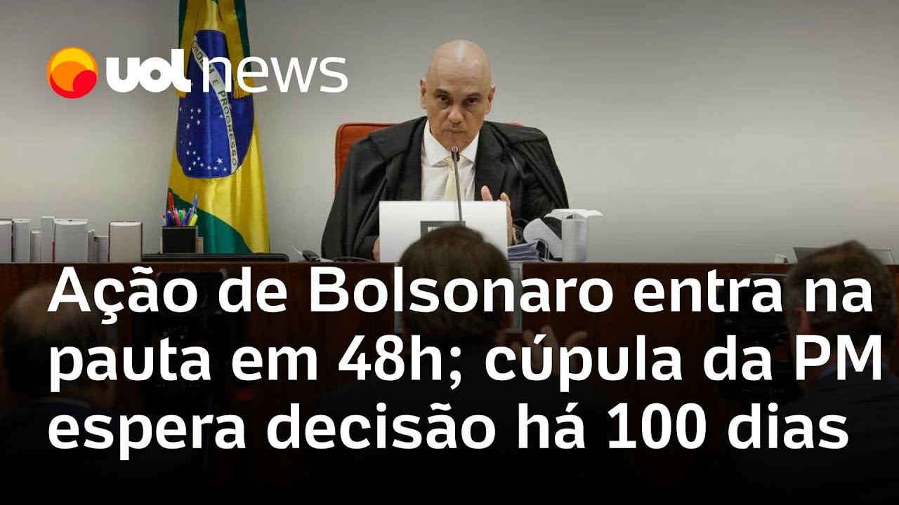 Caso Bolsonaro entra na pauta em 48h enquanto cúpula da PM espera julgamento há 100 dias