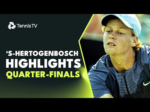 Sinner Faces Ruusuvuori; De Minaur & More Feature | 's-Hertogenbosch 2023 Highlights Quarter-Finals