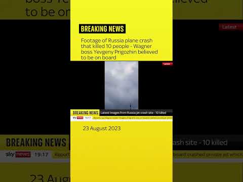 Footage of Russia plane crash