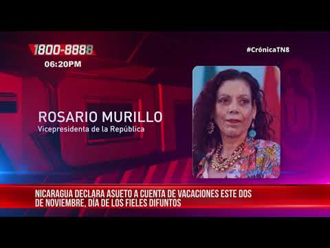 Mensaje de la vicepresidenta Rosario lunes 26 de octubre 2020 - Nicaragua