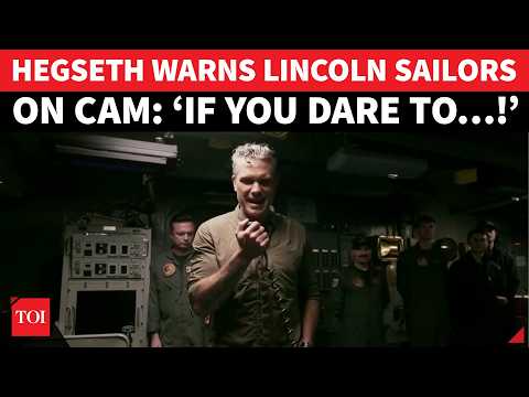 RAW VIDEO: Pete Hegseth’s Final WARNING To USS Lincoln Sailors; ‘When You Meet Families…’ | Watch