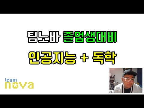 팀노바 못가면 독학 + 인공지능 활용 공부를 하려고 합니다.