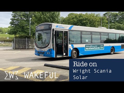 Ride on Translink Ulsterbus Wrightbus Scania Solar (2446)