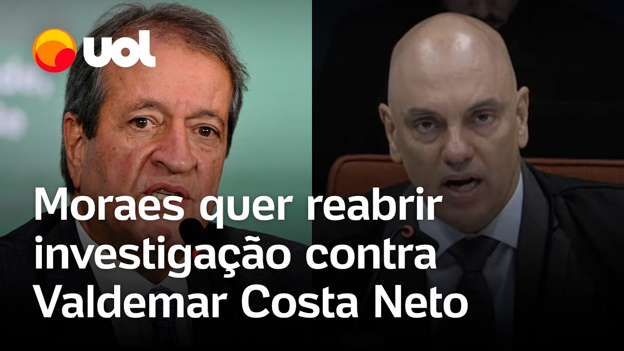 Moraes x Valdemar veja o momento em que ministro pede para reabrir investigação por trama golpista