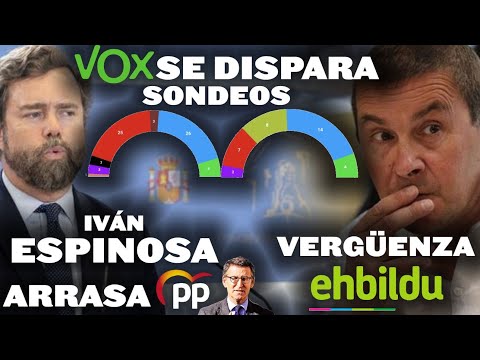 ¡VOX SE DISPARA EN SONDEOS, IVÁN ESPINOSA ARRASA AL PP DE FEIJÓO Y LA VERGÜENZA DE BILDU Y OTEGI!