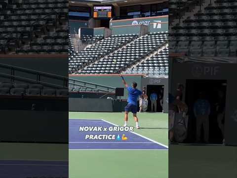 ASMR Tennis Practice #tennis #djokovic #dimitrov