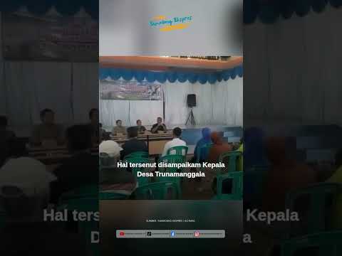 Pemdes Trunamanggala Gelar Penyuluhan Kelompok Tani
