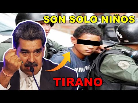 EL TIRANO MADURO CONTINÚA ENSAÑÁNDOSE CON LOS NIÑOS Y ADOLESCENTES DETENIDOS