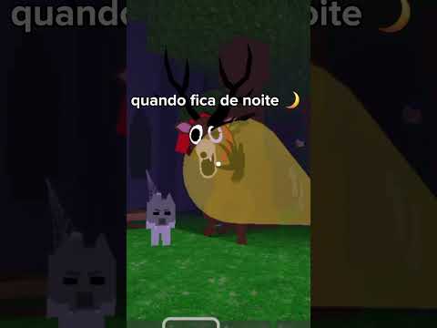 sempre assim! Quando fica de noite no #99nightintheforest #roblox #viral #viralshort #naofloppa
