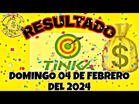 RESULTADO TINKA DEL DOMINGO 04 DE FEBRERO DEL 2024 /LOTERÍA DE PERÚ/
