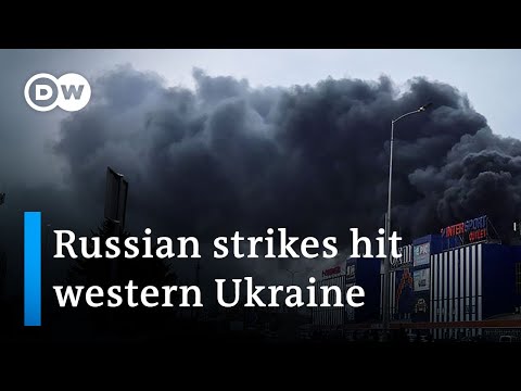 Russia says it targeted military structures in the western city of Lviv | DW News