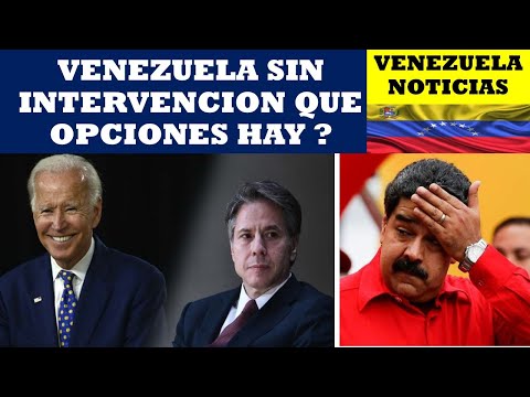 VENEZUELA NOTICIAS: SIN INTERVENCION QUE OPCIONES HAY 