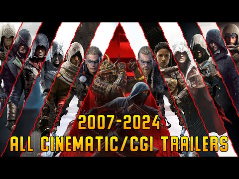 Every Assassin’s Creed Cinematic / CGI Trailer 2007-2024 – AC 1 to AC Shadows