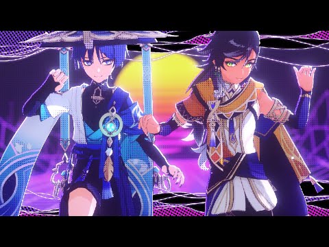 【MMD Genshin Impact】 MIRROR 【Sethos & Scaramouche】