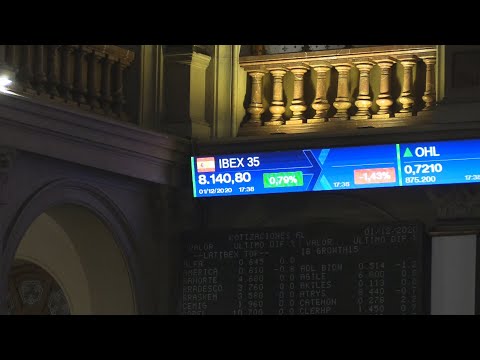El Ibex 35 cierra la sesión en positivo, se anota un 0,79 % y mantiene el nivel de los 8.100 puntos