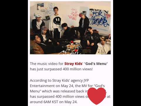 #StrayKids' 'God's Menu' MV surpass 400 million views, first 4th gen boy group to do so