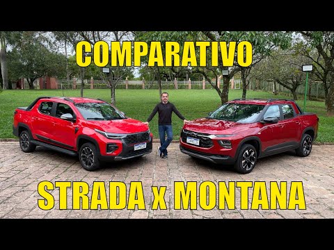 Comparativo: Fiat Strada Ultra turbo x Chevrolet Montana RS