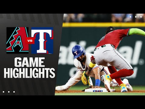 D-backs vs. Rangers Game Highlights (8/13/25) | MLB Highlights
