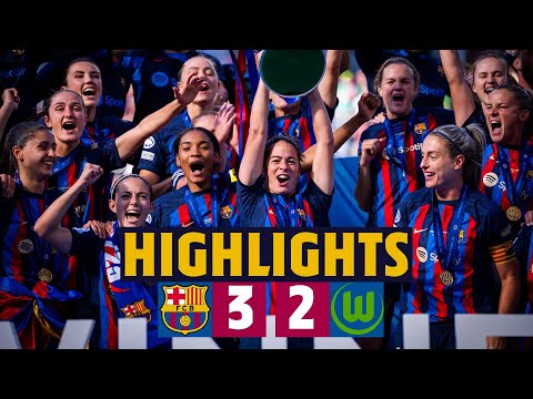 🏆 BARÇA WIN UEFA WOMEN’S CHAMPIONS LEAGUE! BARÇA 3 - 2 WOLFSBURG I HIGHLIGHTS