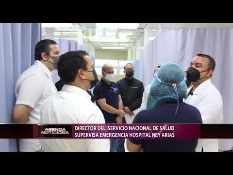 Director del Servicio Nacional de Salud supervisa emergencia hospital Ney Arias