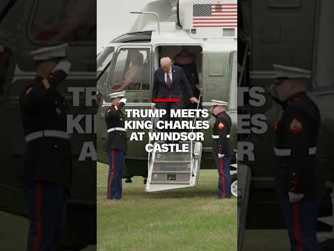Trump meets King Charles at Windsor Castle