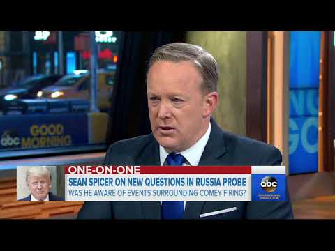 Sean Spicer reacts to details in Trump tell-all