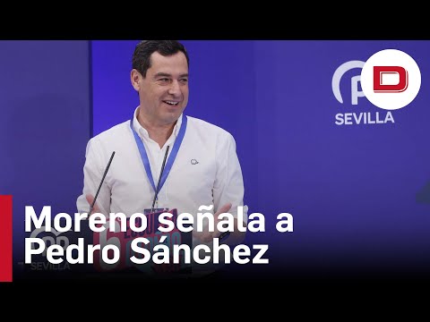 Juanma Moreno acusa a Sánchez de dividir España