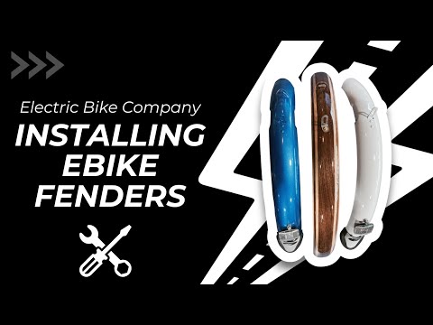 How To Install Fenders On All Electric Bike Company Models