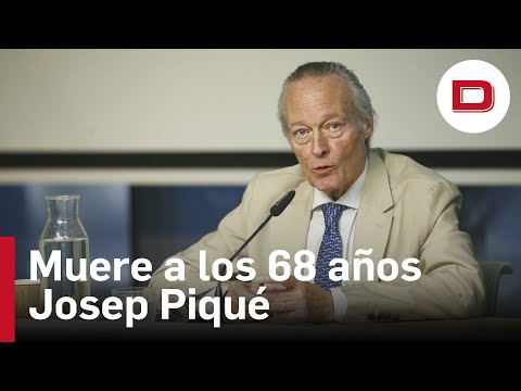 Muere a los 68 años Josep Piqué, ministro en los gobiernos de José María Aznar