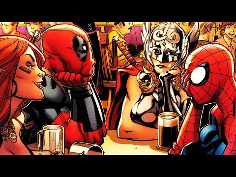 Spider-Man and Deadpool go on a double date