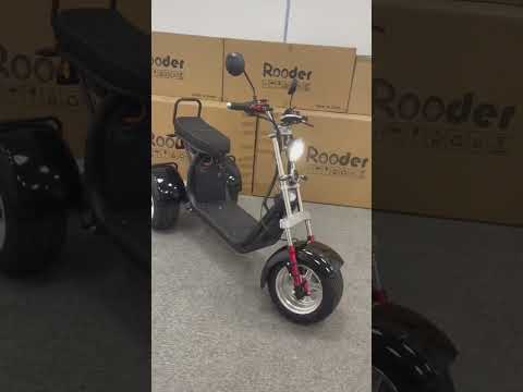 1750€ #rooder E-Roller CP-7 4000W 20Ah - 40Ah Reichweite bis zu 120 km 45km/h STVO E-TRIKE EEC