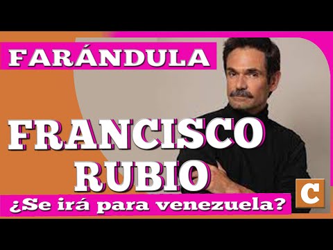 Francisco Rubio no descarta irse del país