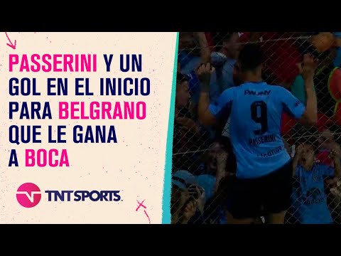 #Belgrano lo comenzó ganando de arranque ante #Boca con una gran definición de #Passerini