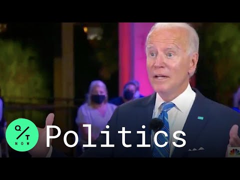Biden Says Trump Was Reckless for Not Wearing a Mask