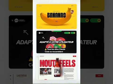Tous les sites se ressemblent avec Claude Code ?