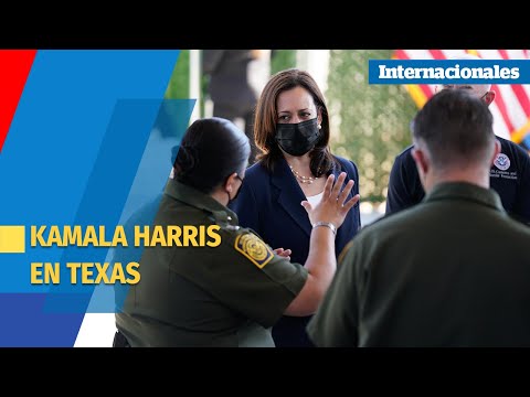 Kamala Harris  visita la frontera entre México y Estados Unidos