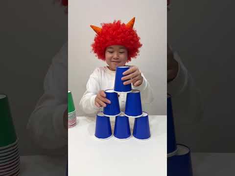 Building with cups!! Part64 #shorts #レオ