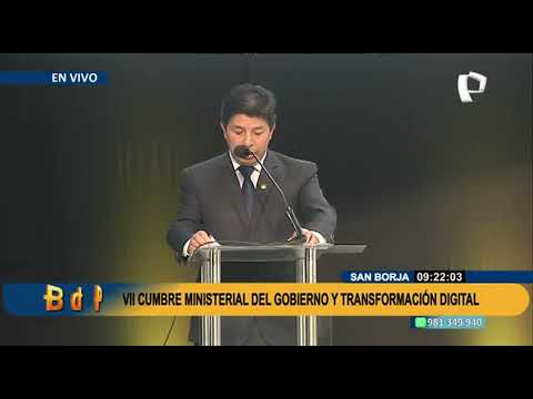 Pedro Castillo participa de la VII Cumbre Ministerial de Gobierno y Transformación Digital