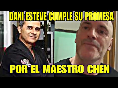 DANI ESTEVE CUMPLE SU PROMESA CON EL MAESTRO CHEN