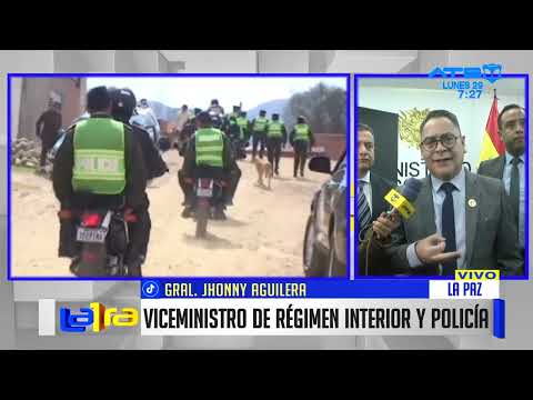 El viceministro de Régimen Interior y Policía brinda un reporte de los bloqueos en  Cochabamba