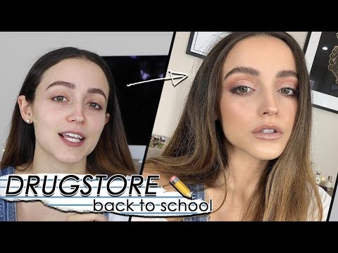 DRUGSTORE Back to School MAKEUP TUTORIAL | Natural Glam