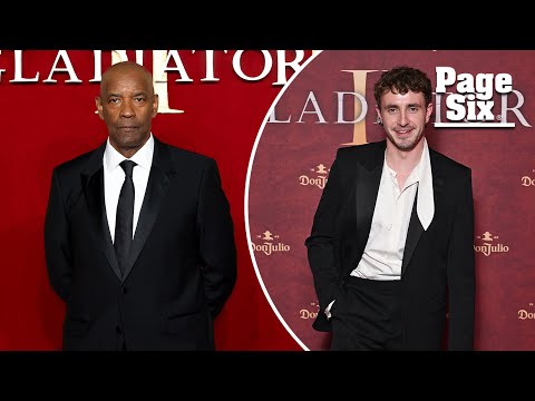 All the celebrities at the 'Gladiator II' London premiere: Denzel Washington, Paul Mescal, and more