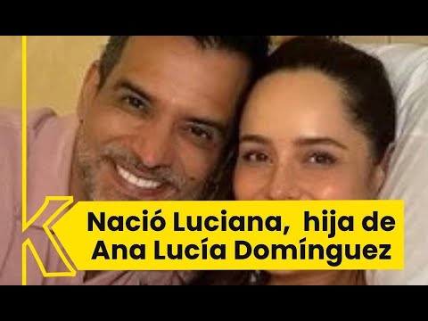 Primeras imágenes de la bebé de Ana Lucía Domínguez y Jorge Cárdenas