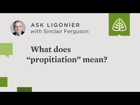 What does “propitiation” mean?